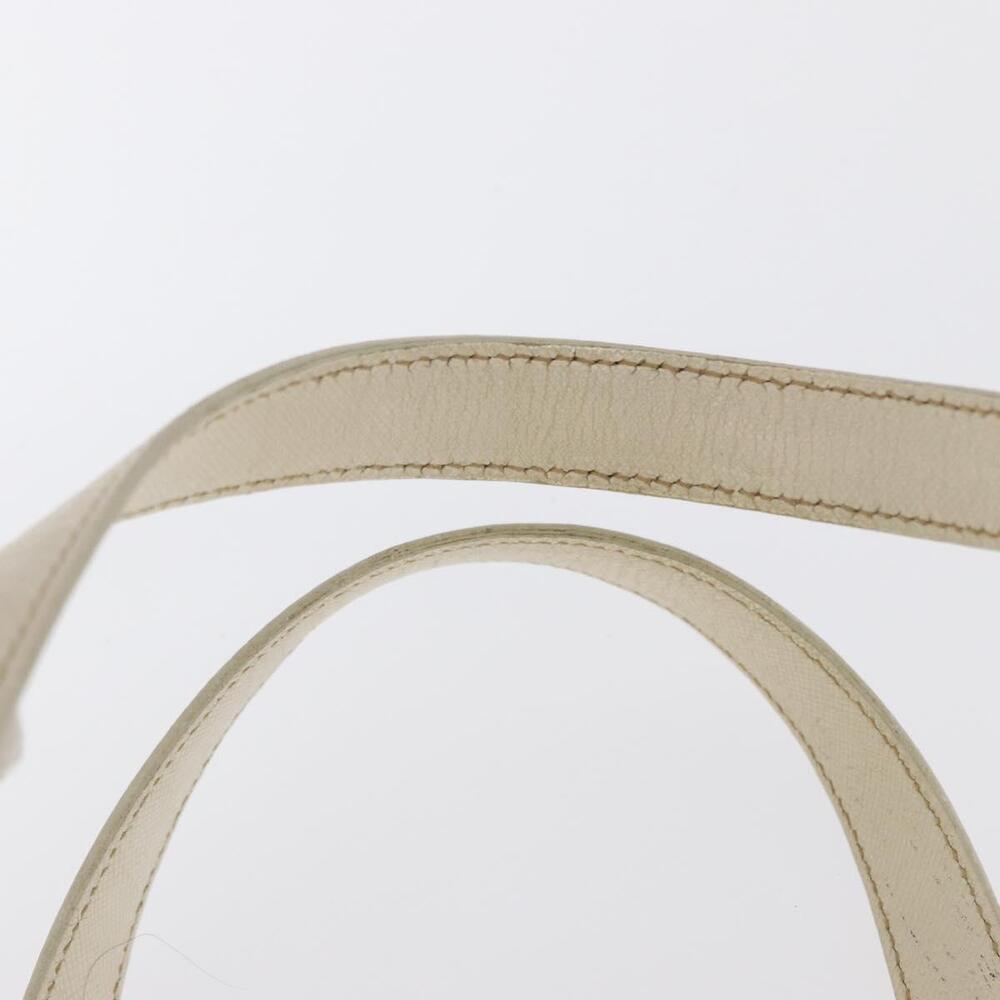 PRADA Hand Bag Nylon Ivory Silver Auth 164232 - Picture 14 of 16